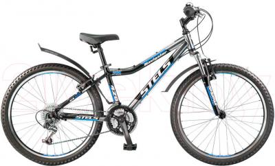 Велосипед STELS Navigator 420 (синий/хром) - общий вид