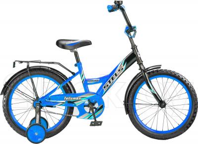 Детский велосипед STELS Talisman Black 16 (Blue) - общий вид