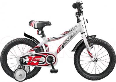 Детский велосипед STELS Pilot 180 (16, White-Red) - общий вид