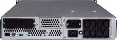 ИБП APC Smart-UPS 3000VA USB & Serial RM 2U (SUA3000RMI2U) - вид сзади