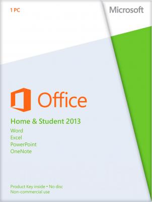 Пакет офисных программ Microsoft Office Home and Student 2013 32/64 Ru (79G-03738) - общий вид