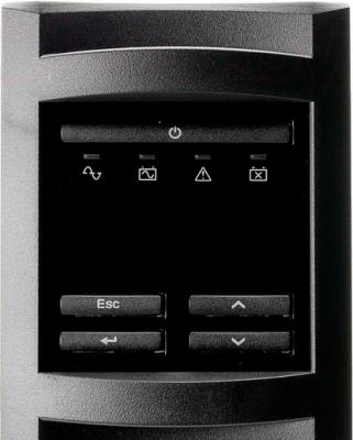 ИБП APC Smart-UPS X 1500VA Rack/Tower LCD 230V (SMX1500RMI2U) - дисплей