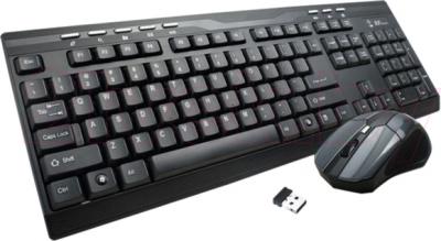Клавиатура+мышь Gembird KBS-DB1-R (Black) - общий вид