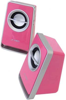 Мультимедиа акустика F&D V520 (розовый) - общий вид