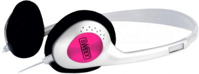 Наушники-гарнитура Sweex HM458 (White-Pink) - общий вид