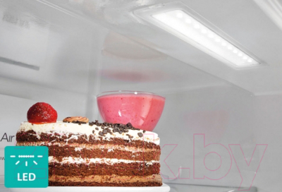Холодильник с морозильником Gorenje NRK6191JW