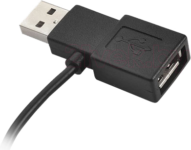 Подставка для ноутбука Cooler Master NotePal X-Slim II Black (R9-NBC-XS2K-GP) - сквозной разъём USB