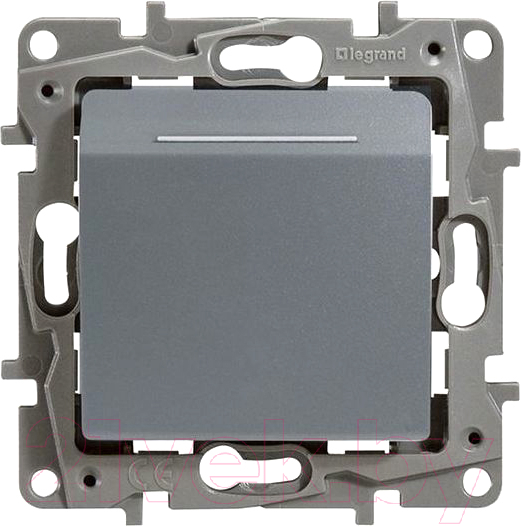Выключатель Legrand Etika 672493 (алюминий)