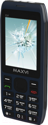 Мобильный телефон Maxvi С17 (маренго)