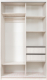 Миниатюра изображения товара Шкаф-купе Рэйгрупп 120 YYX Elgon РГ-12.06 (ясень снежный/хром)