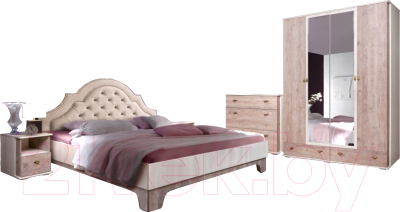Комплект мебели для спальни Рэйгрупп Jakarta EL-01.01 (ясень снежный/сосна натуральная)