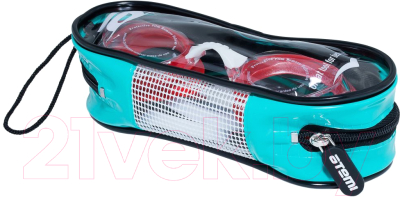 Очки для плавания Atemi B402 (белый/красный)