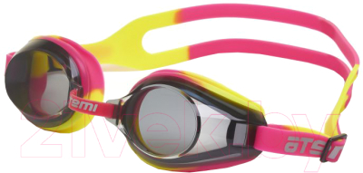 Очки для плавания Atemi M102 (розовый/желтый)