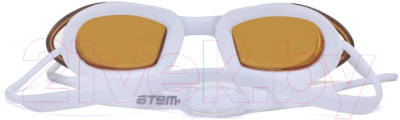 Очки для плавания Atemi N9101M (белый/оранжевый)