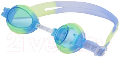 Очки для плавания Atemi S306 (белый/голубой/сиреневый)