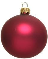 Набор шаров новогодних Decoris 115134 (6шт, розовый матовый) - 