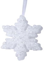 

Елочная игрушка GreenDeco, Снежинка / 474825