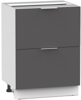 Шкаф-стол кухонный Интермебель Микс Топ ШСР 850-11-500 без столешницы (графит серый) - 