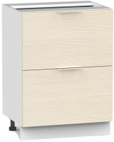 Шкаф-стол кухонный Интермебель Микс Топ ШСР 850-11-500 без столешницы (вудлайн кремовый) - 