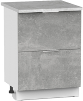 Шкаф-стол кухонный Интермебель Микс Топ ШСР 850-11-500 (бетон/венато) - 