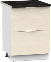 Шкаф-стол кухонный Интермебель Микс Топ ШСР 850-11-500 (вудлайн кремовый/тунис) - 