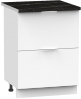 Шкаф-стол кухонный Интермебель Микс Топ ШСР 850-11-600 (белый премиум/тунис) - 