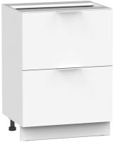 Шкаф-стол кухонный Интермебель Микс Топ ШСР 850-11-600 Без столешницы (белый премиум) - 