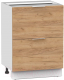 Шкаф-стол кухонный Интермебель Микс Топ ШСР 850-11-600 Без столешницы (дуб крафт золотой) - 