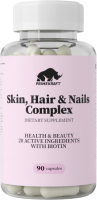 Комплексная пищевая добавка Prime Kraft Skin, Нair&Nails Complex (90капсул) - 