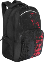 Рюкзак Grizzly RU-333-1 (темно-серый/красный) - 
