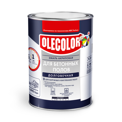 Краски, эмали Olecolor Для бетонных полов