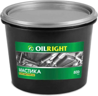 Мастика автомобильная Oil Right Резинобитумная / 2946 (800г, в ведре) - 