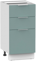 Шкаф-стол кухонный Интермебель Микс Топ ШСР 850-14-400 Без столешницы (сумеречный голубой) - 