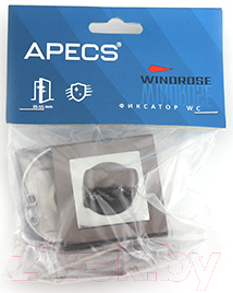 Фиксатор дверной защелки Apecs Windrose WC-1803-GRF