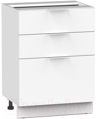 Шкаф-стол кухонный Интермебель Микс Топ ШСР 850-14-500 Без столешницы (белый премиум)