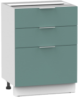 Шкаф-стол кухонный Интермебель Микс Топ ШСР 850-14-500 Без столешницы (сумеречный голубой) - 