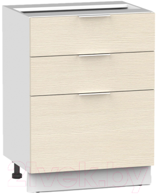 Шкаф-стол кухонный Интермебель Микс Топ ШСР 850-14-500 Без столешницы (вудлайн кремовый)