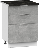 Шкаф-стол кухонный Интермебель Микс Топ ШСР 850-14-500 (бетон/тунис) - 