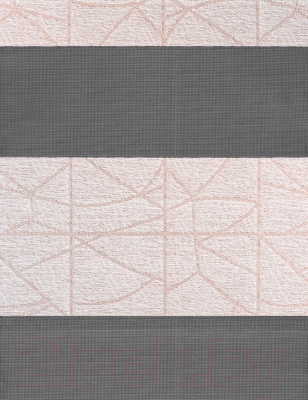 Рулонная штора Delfa Сантайм День-Ночь Роко МКД DN-43053 (43x160, розовый)