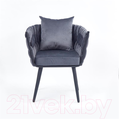 Кресло мягкое Halmar Avatar 2 (серый/черный)
