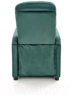 Кресло-реклайнер Halmar Felipe 2 (темно-зеленый/венге)