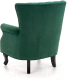 Миниатюра изображения товара Кресло мягкое Halmar Titan (темно-зеленый/черный)