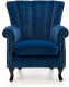Миниатюра изображения товара Кресло мягкое Halmar Titan (темно-синий/черный)