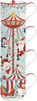 

Набор кружек Pozzi Milano, Santa's Carousel / R1039SCAR