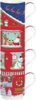 

Набор кружек Pozzi Milano, Christmas Neighbours / R1039CHNE