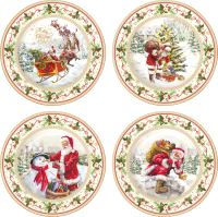 

Набор тарелок Pozzi Milano, Christmas Time / R0924CHTR