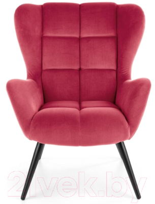 Кресло мягкое Halmar Tyrion (бордовый/черный)