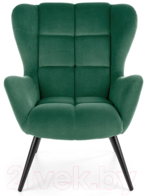 Кресло мягкое Halmar Tyrion (темно-зеленый/черный)
