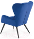 Миниатюра изображения товара Кресло мягкое Halmar Tyrion (темно-синий/черный)