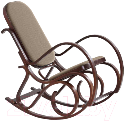 Кресло-качалка Halmar Max Bis Plus (коричневый/венге)